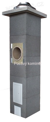 Sestava komínových dílů komplet
