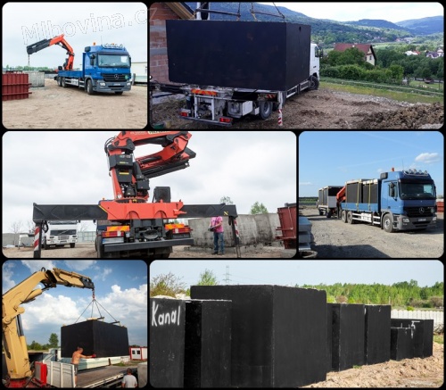 Betonová nádrž na septik , jednokomorová