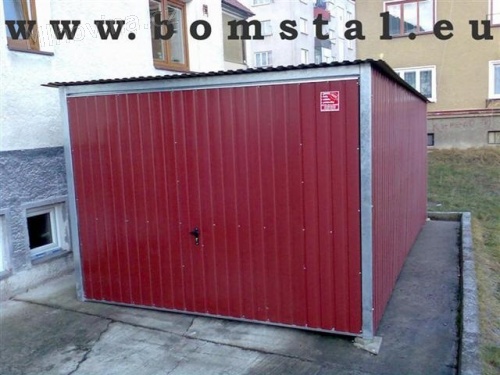 Plechové garáže v AKCI - v ceně doprava a montáž