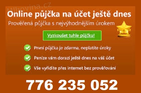 Rychlá soukromá půjčka - 776235052 Rychlá soukromá půjčka - 776235052