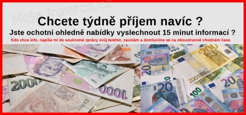 Chcete týdenní provize ?