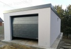Omítnutá montovaná garáž - celá ČR
